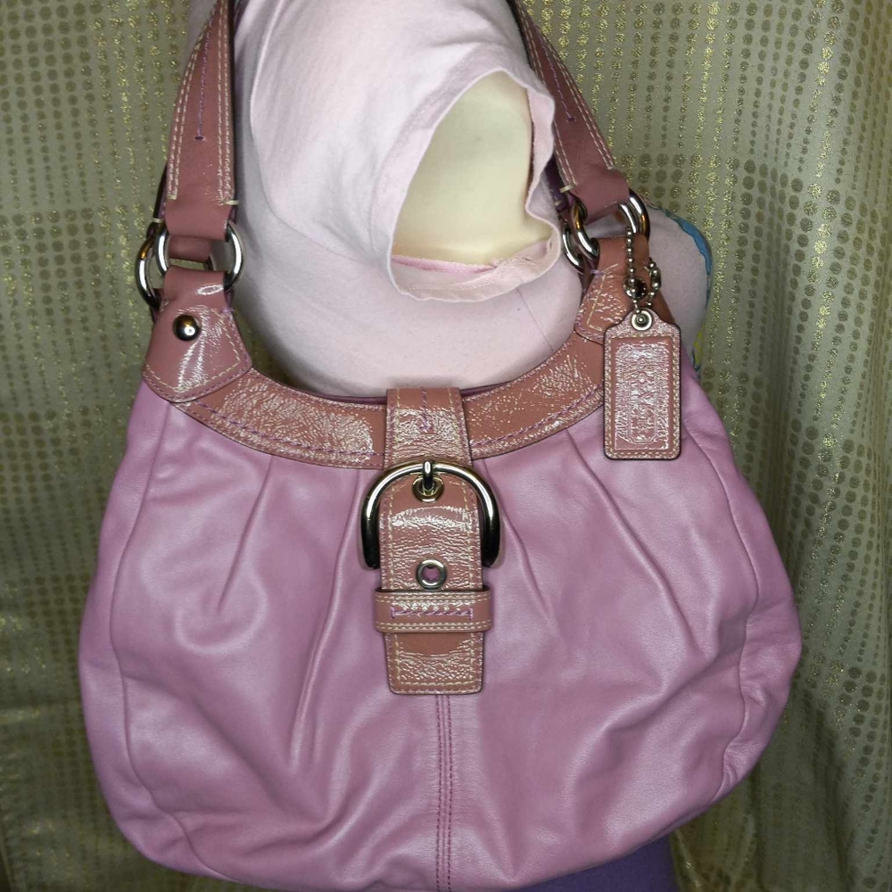 Coach Soho Lynn Hobo Bag - Purple